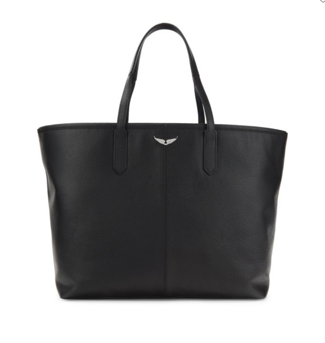 TOTE ZADIG&VOLTAIRE MICK WINGS GRAINED LEATHER-3