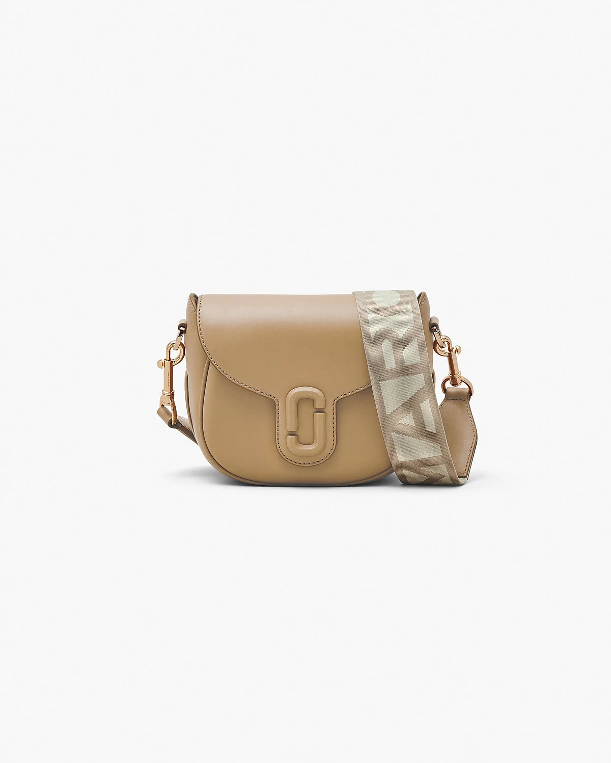 Crossbody Marc Jacobs The Covered Saddle Camel-0