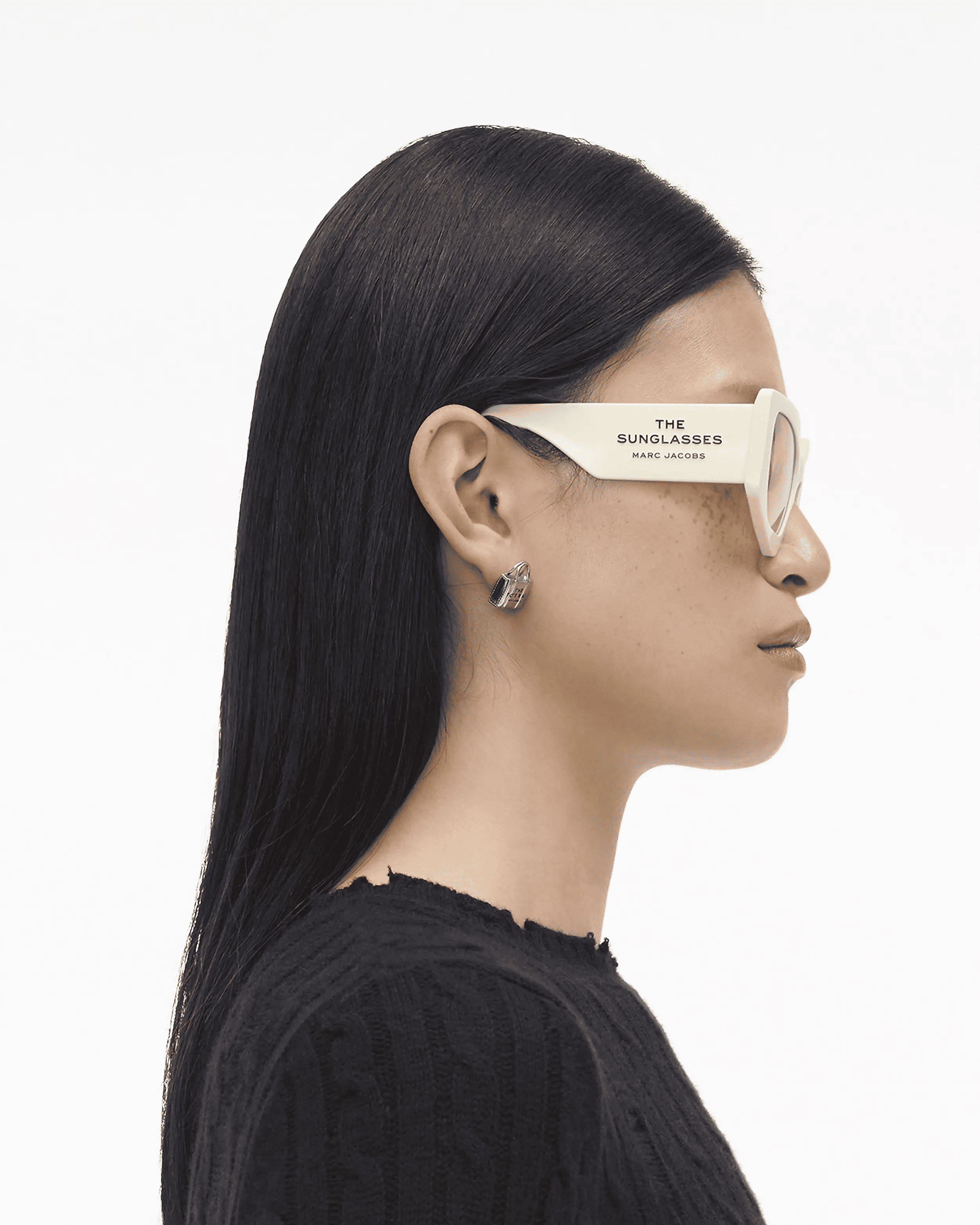 Lentes de Sol Marc Jacobs The Square Cat Eye Ivory-4