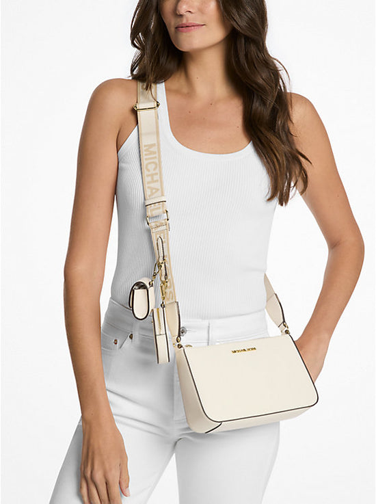 Crossbody Michael kors Jet Set Travel  Michael Kors Creme Pale-3