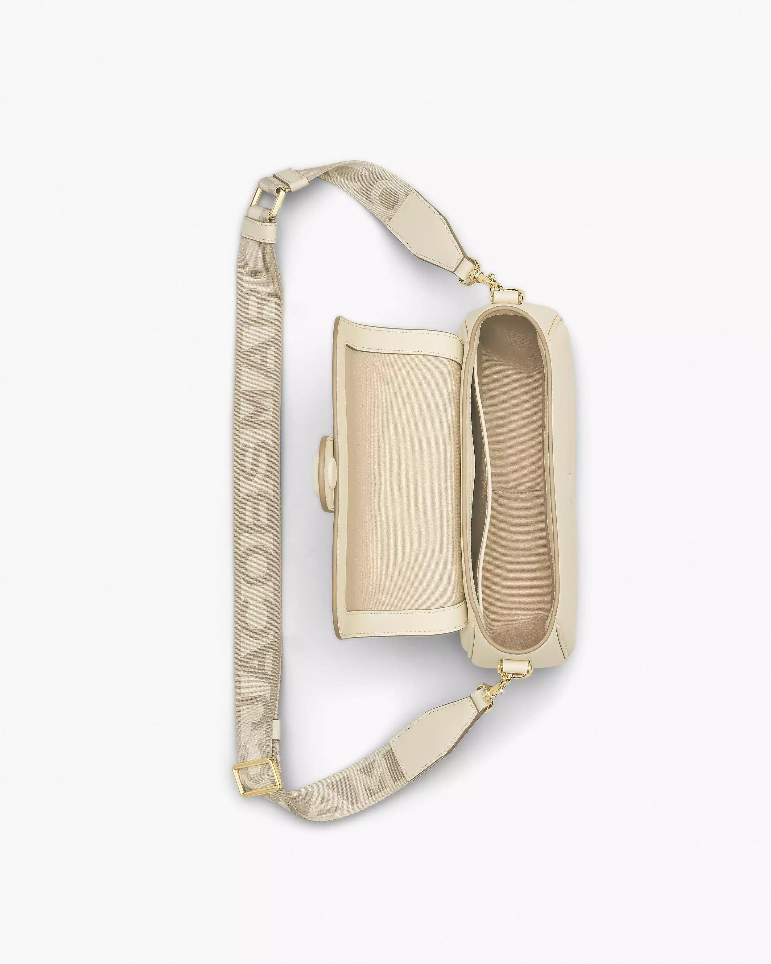 Cartera Marc Jacobs The Large Clover Shoulder Bag Cloud White-3
