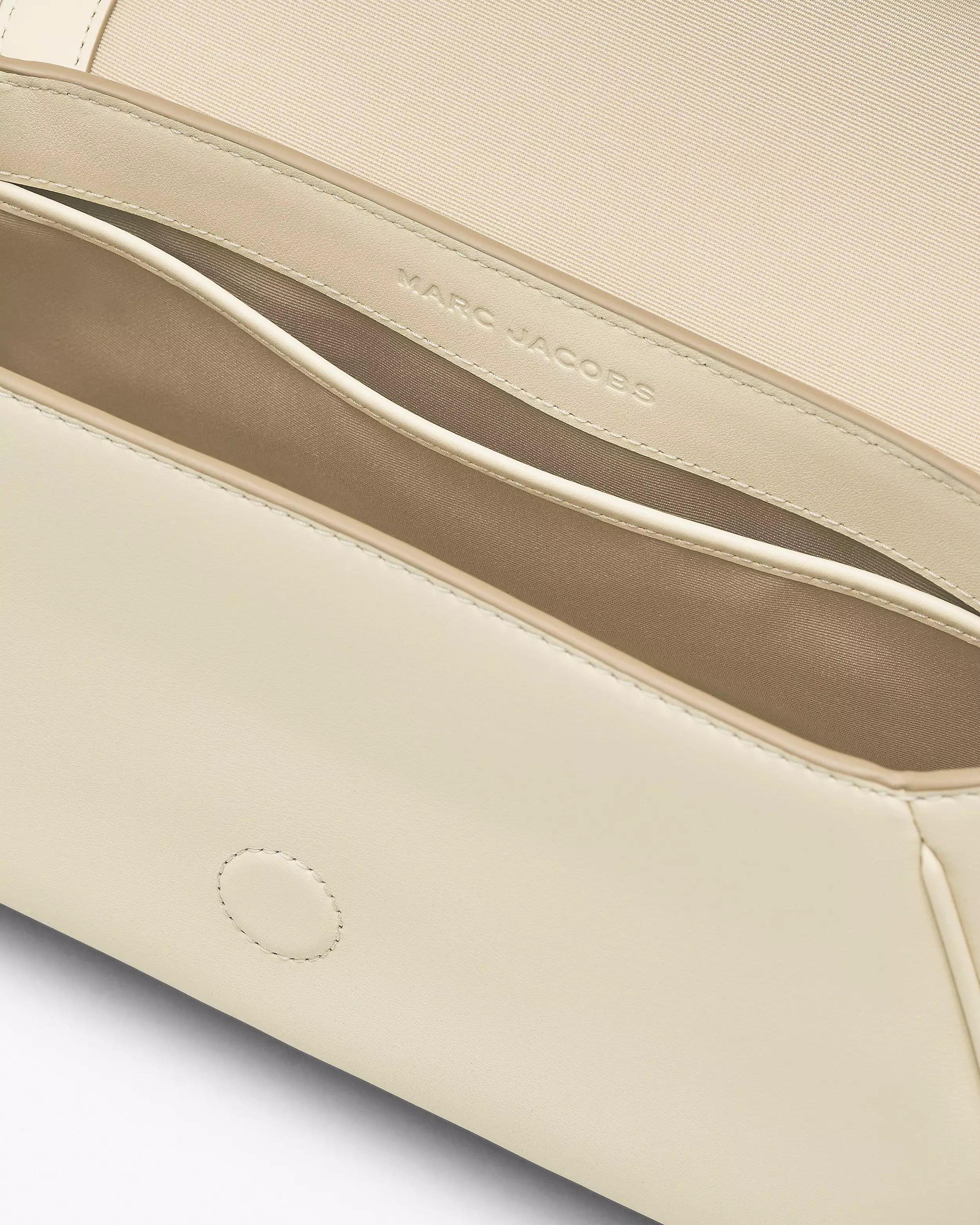 Cartera Marc Jacobs The Large Clover Shoulder Bag Cloud White-7