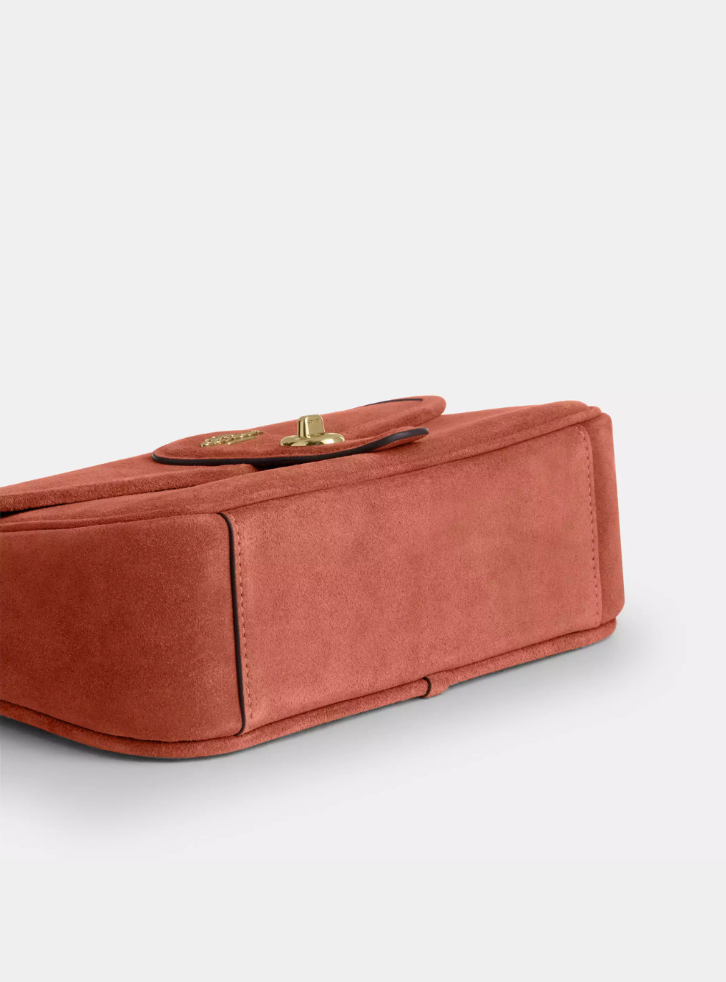 Cartera Crossbody Coach Hadley Clay Suede-2