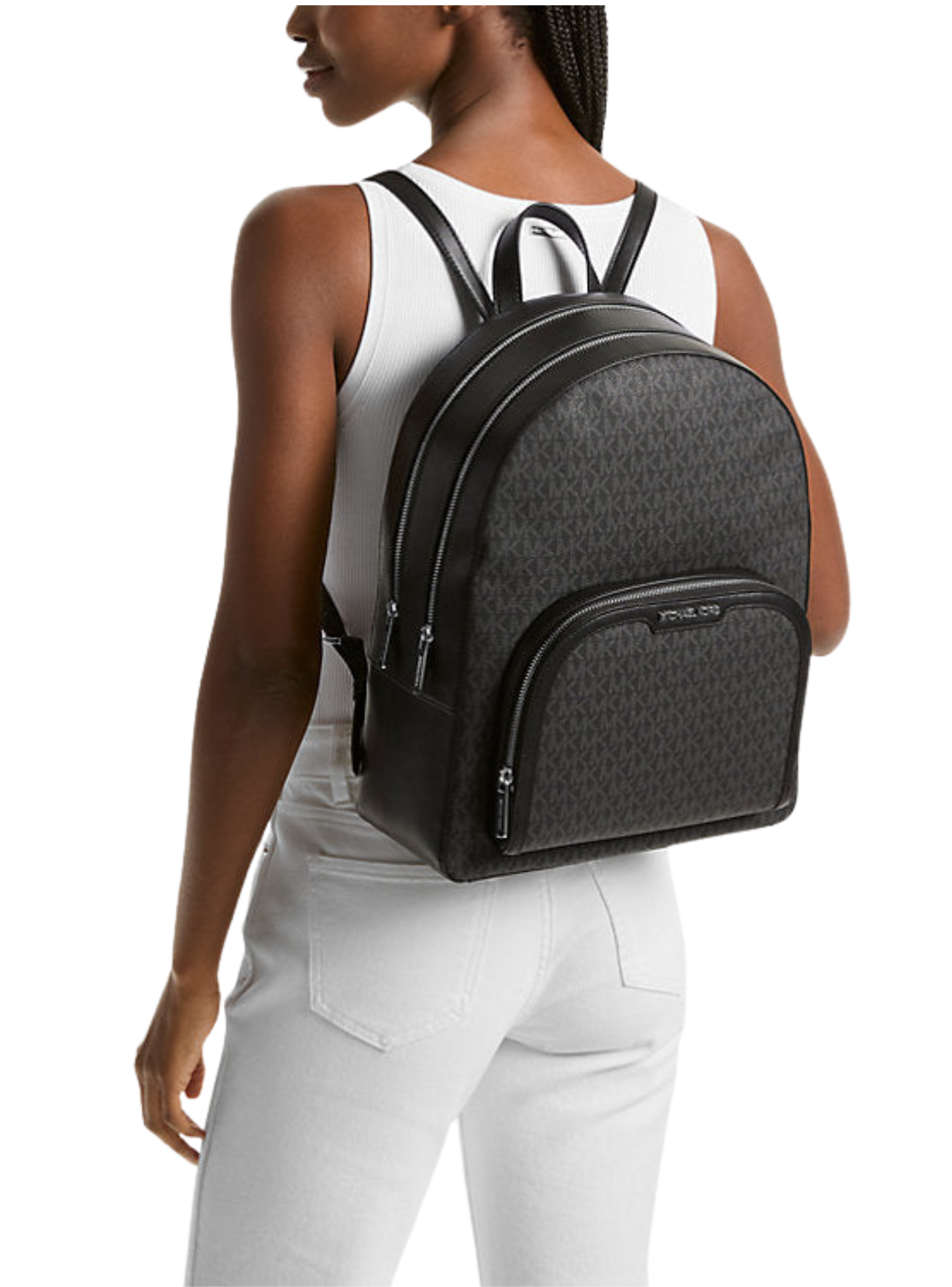 Mochila Michael Kors Jaycee Black Large-3