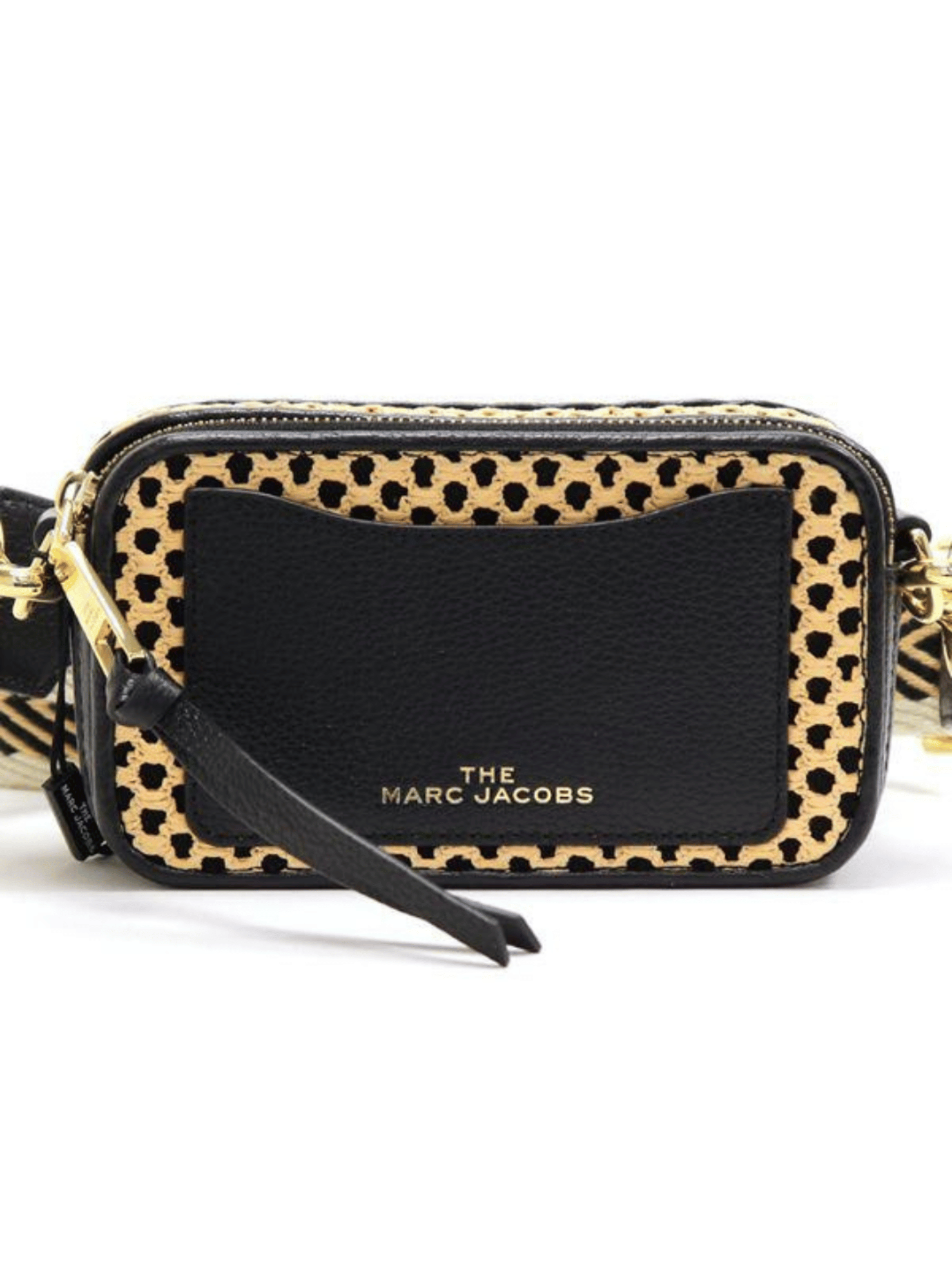 Crossbody Marc Jacobs The Snapshot Black Beige-2