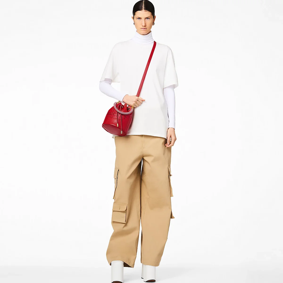 Bombonera The Bucket Marc Jacobs True Red Large-2