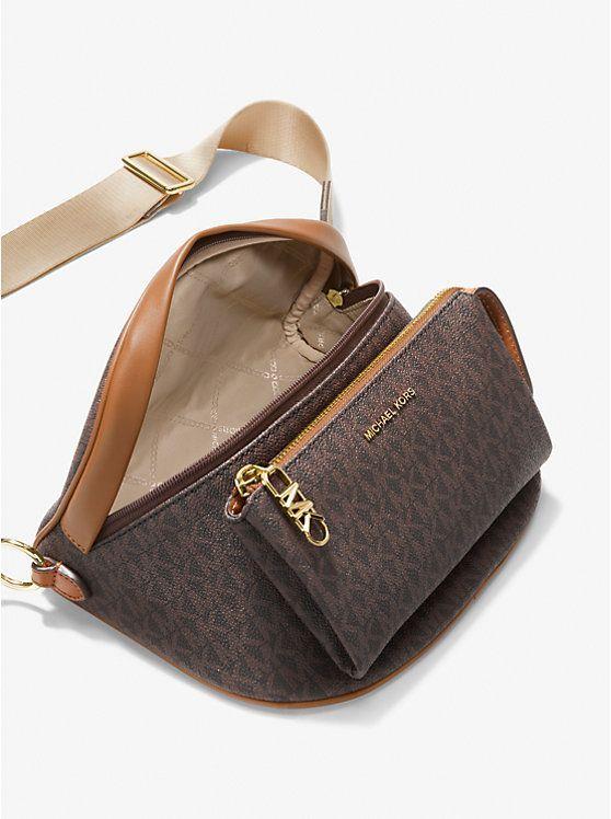 Riñonera Michael Kors slater brown-1