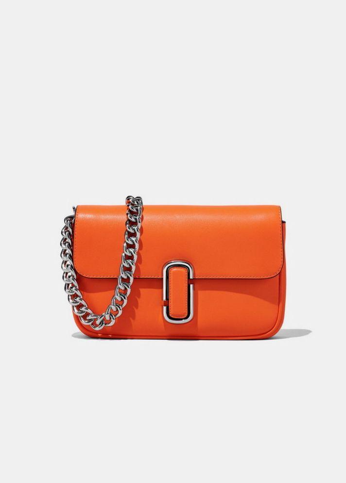 Cartera Marc Jacobs The J Marc Shoulder Electric Orange-0