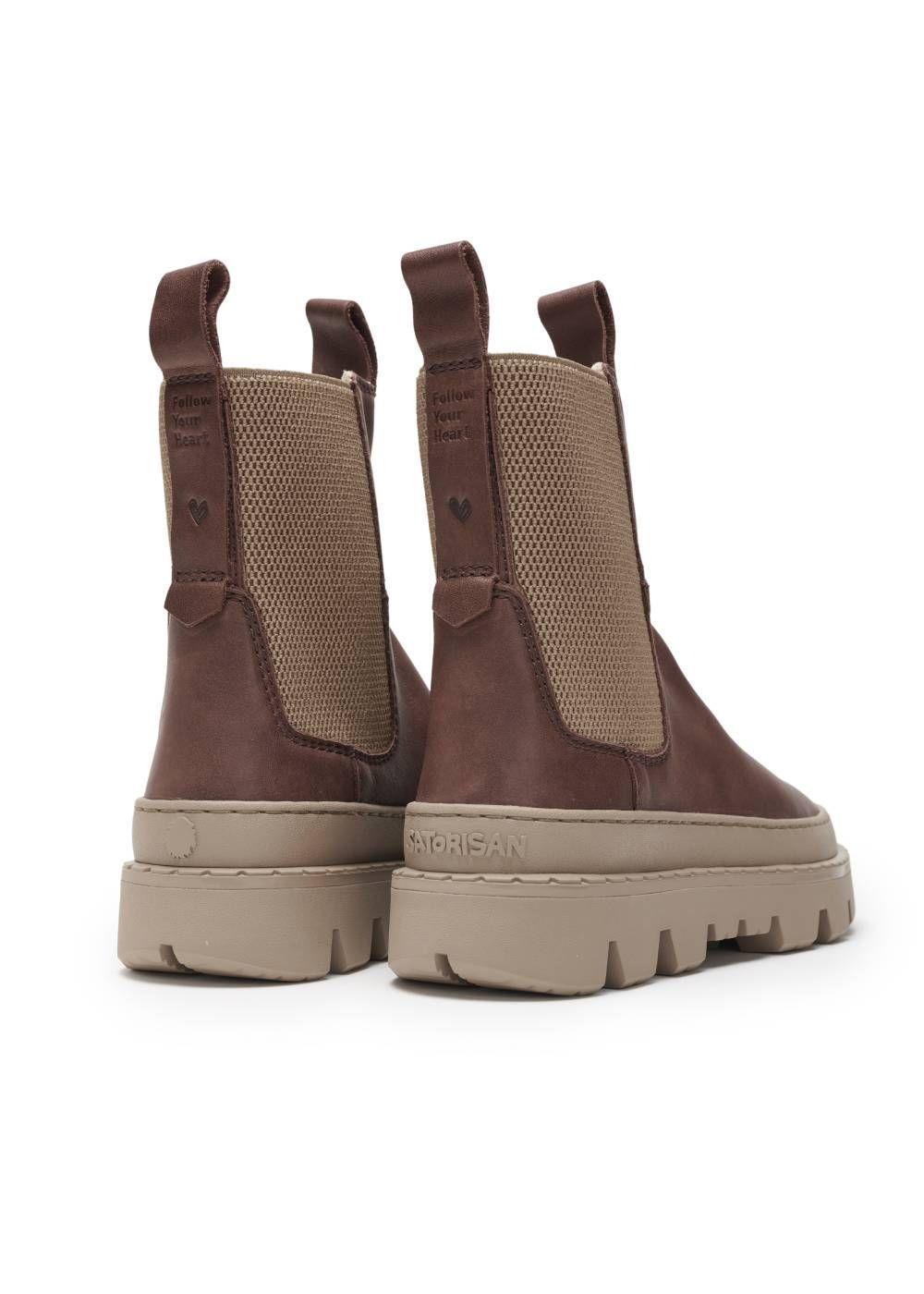Bota Urbana Unalome Elastics Marrón-2
