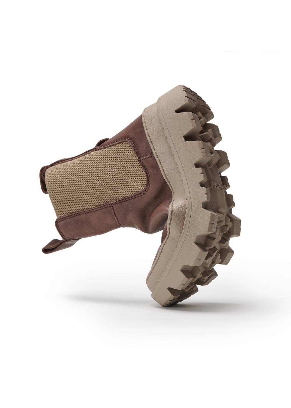 Bota Urbana Unalome Elastics Marrón-3