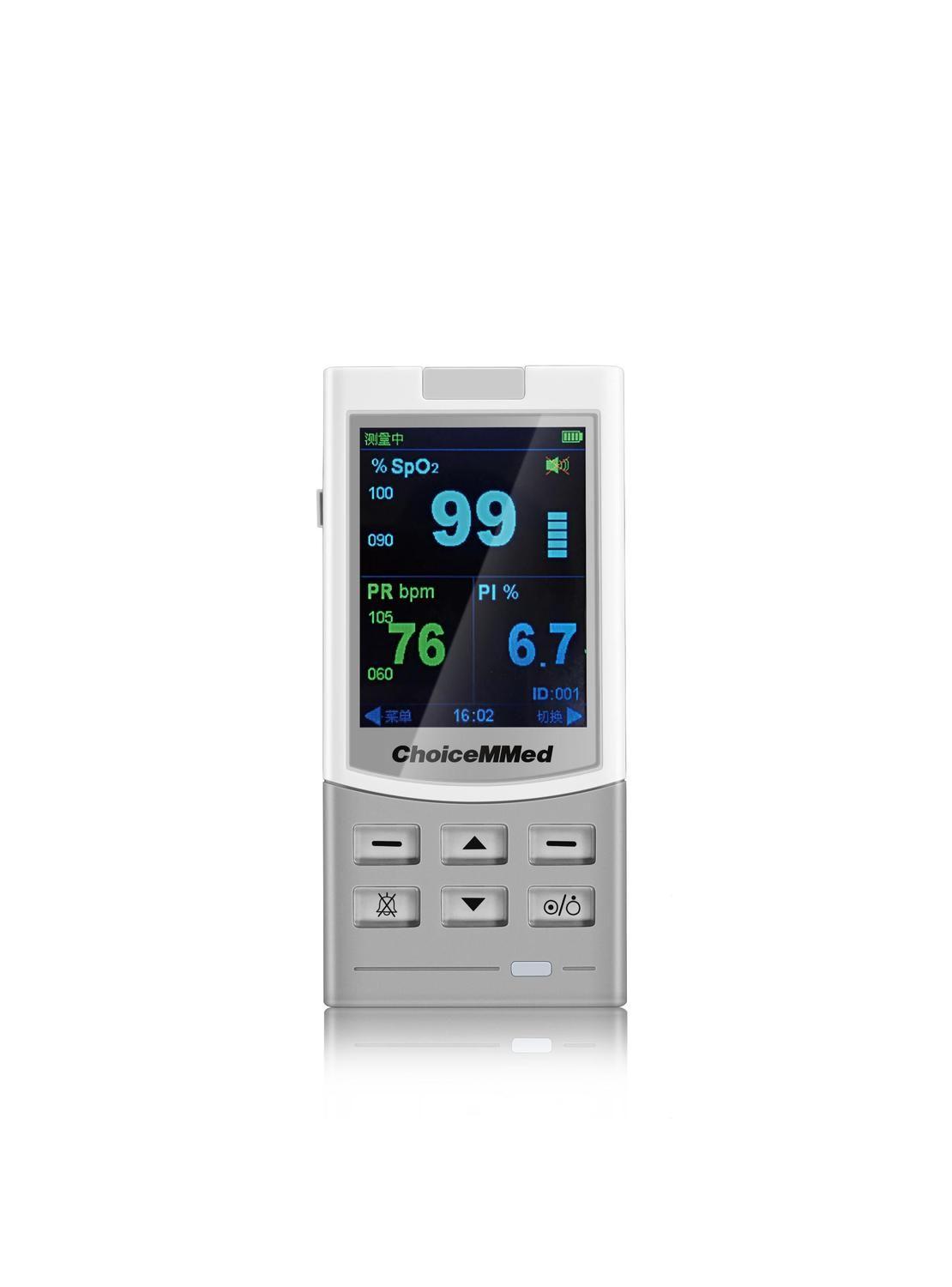 Oximetro Saturómetro De Pulso Con Sensor Adulto Portatil-0