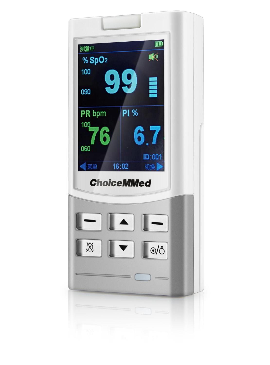 Oximetro Saturómetro De Pulso Con Sensor Adulto Portatil-1