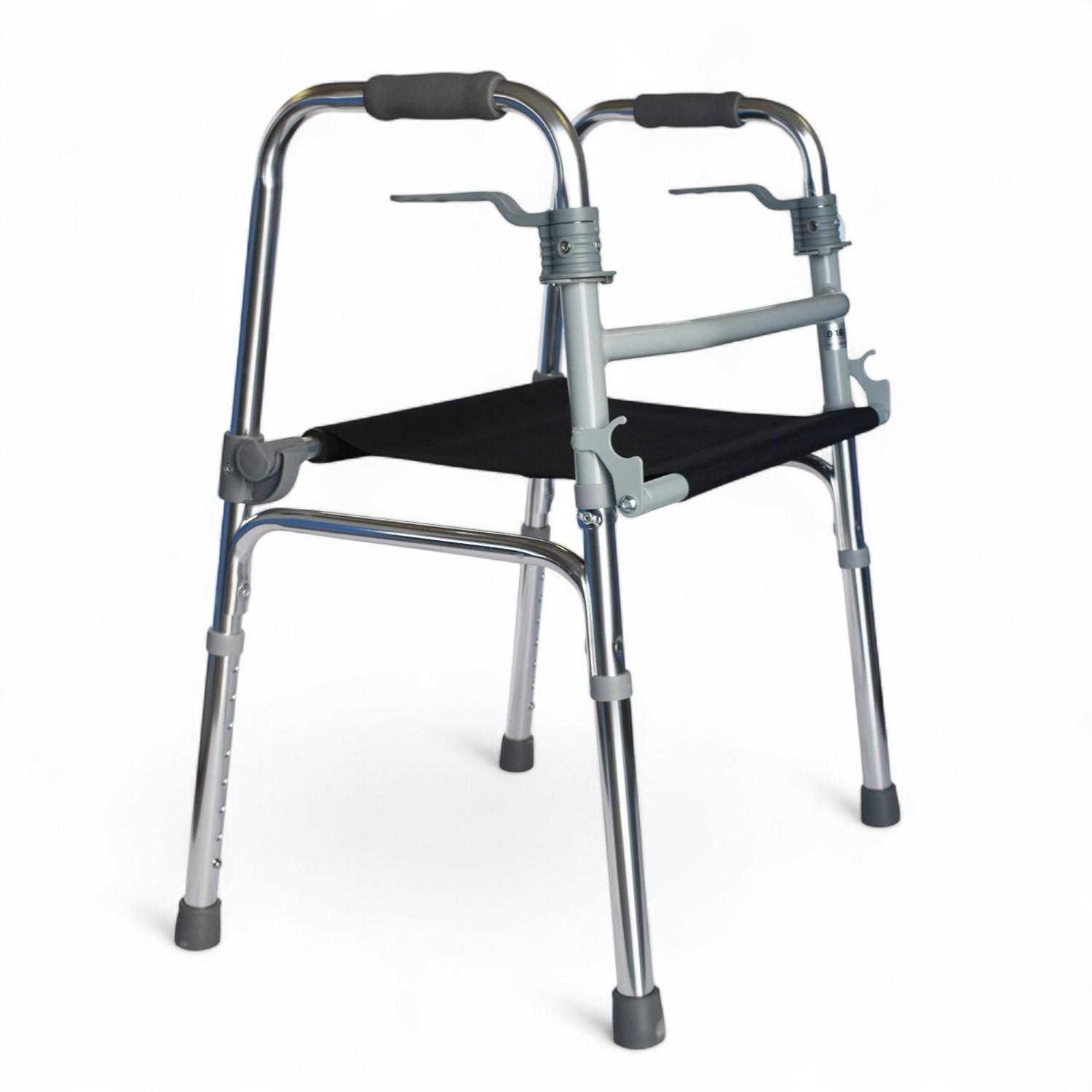 Andador Plegable Con Asiento-0