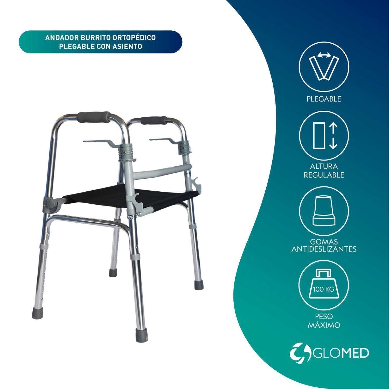 Andador Plegable Con Asiento-1