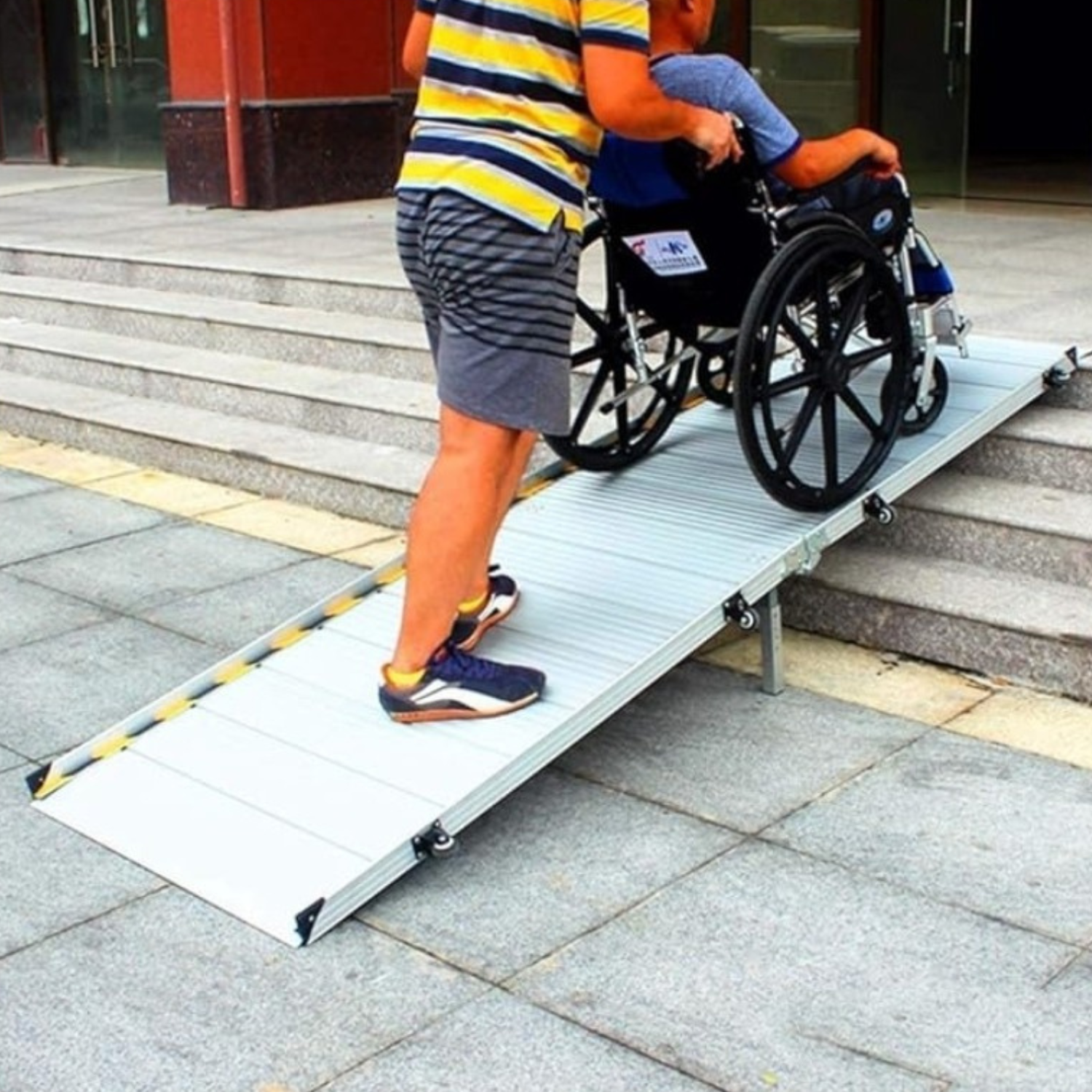 Rampa De Acceso Silla De Ruedas Plegable 270CM-2