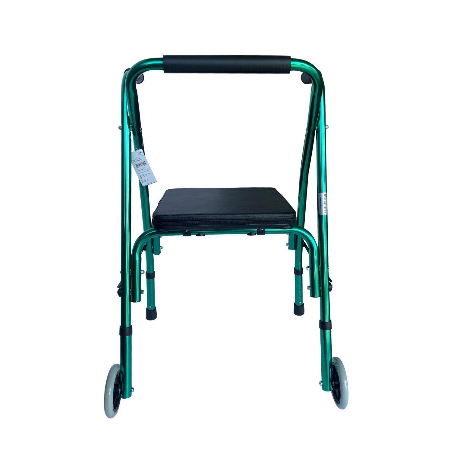Andador Burrito Ortopédico Plegable Con Ruedas Y Asiento-4