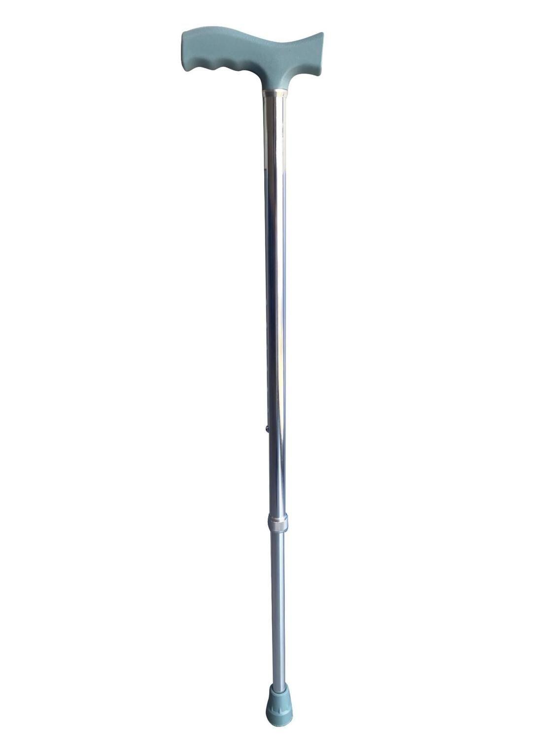 Pack Bastón de Apoyo Recto + Regaton Gris 1,9Cm-1