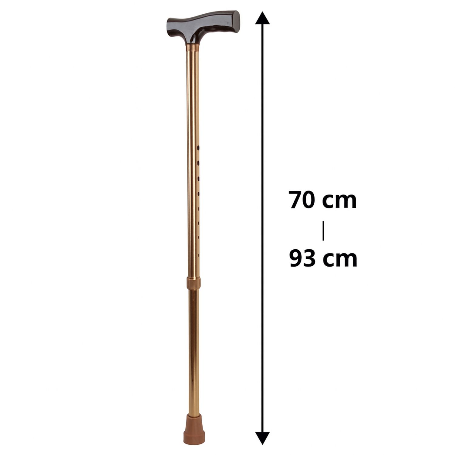 Bastón Ortopédico Recto Clásico Bronce-1