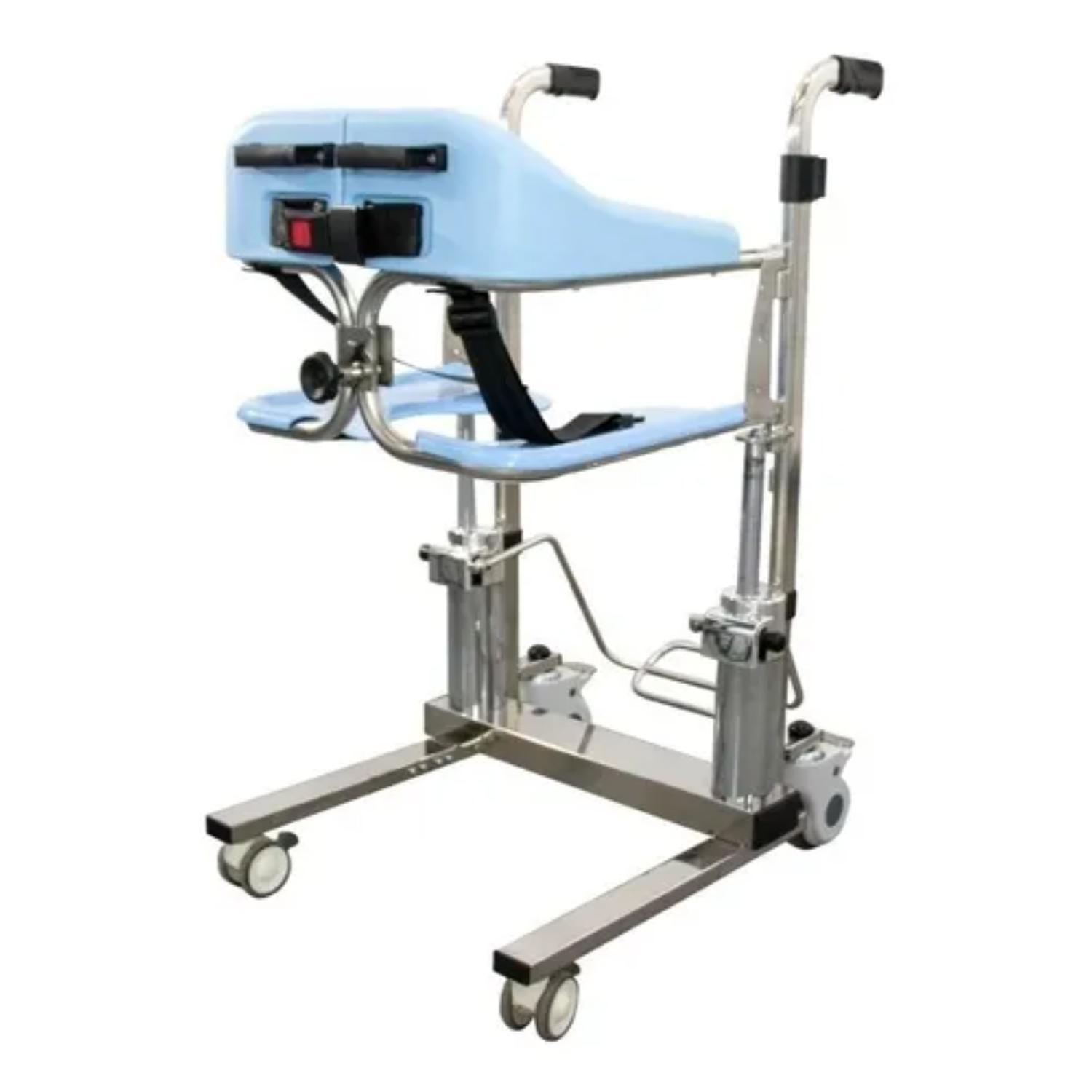 Silla de Transferencia para Baño Hidráulica con Ajuste de Pedal-3