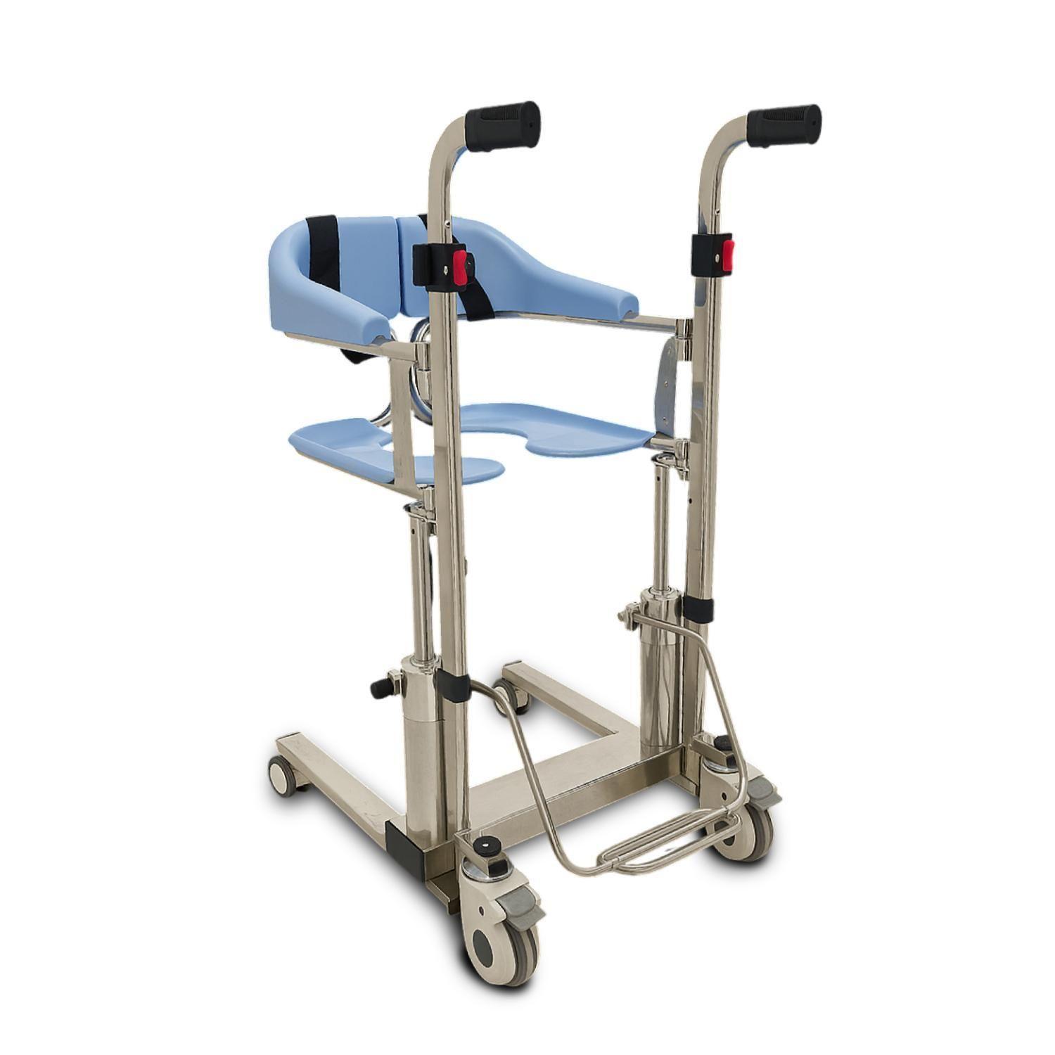 Silla de Transferencia para Baño Hidráulica con Ajuste de Pedal-0