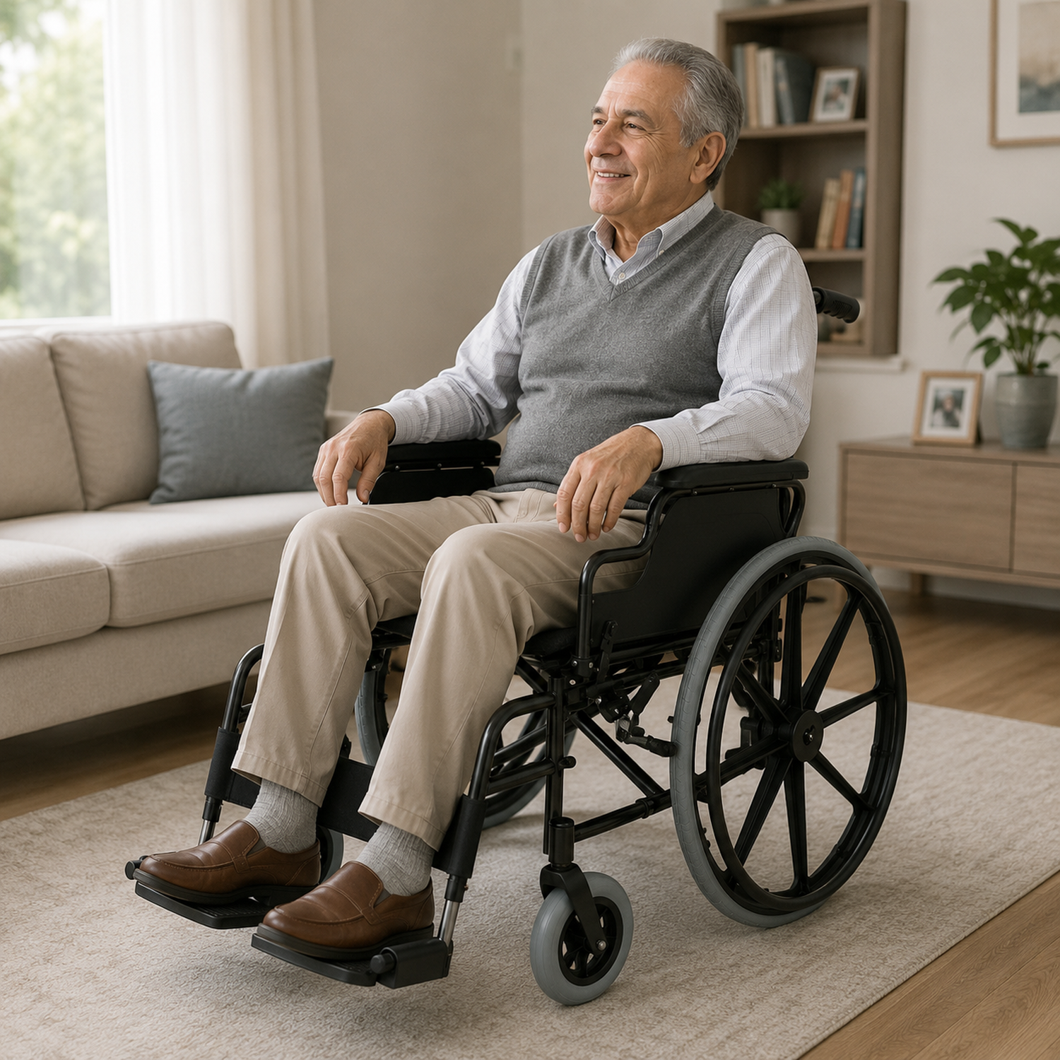 Silla De Ruedas Estandar Desmontable Abatible Strong-3