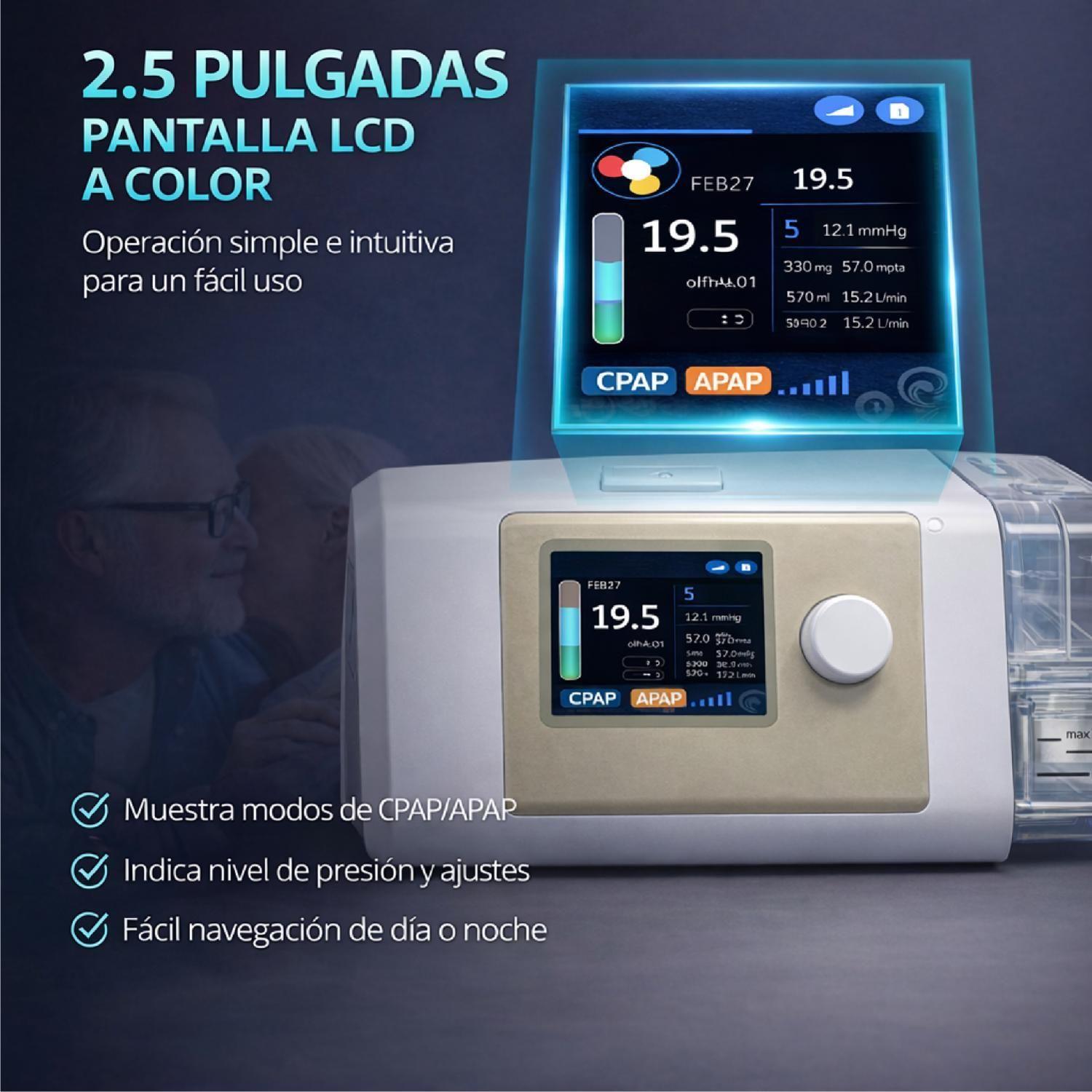 Auto CPAP Somnusair con Mascarilla  - Terapia Apnea de Sueño-2