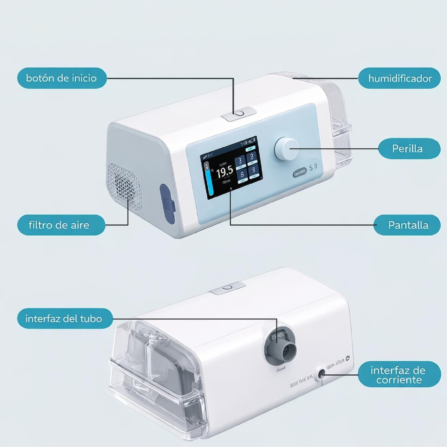 Auto CPAP Somnusair con Mascarilla  - Terapia Apnea de Sueño-3