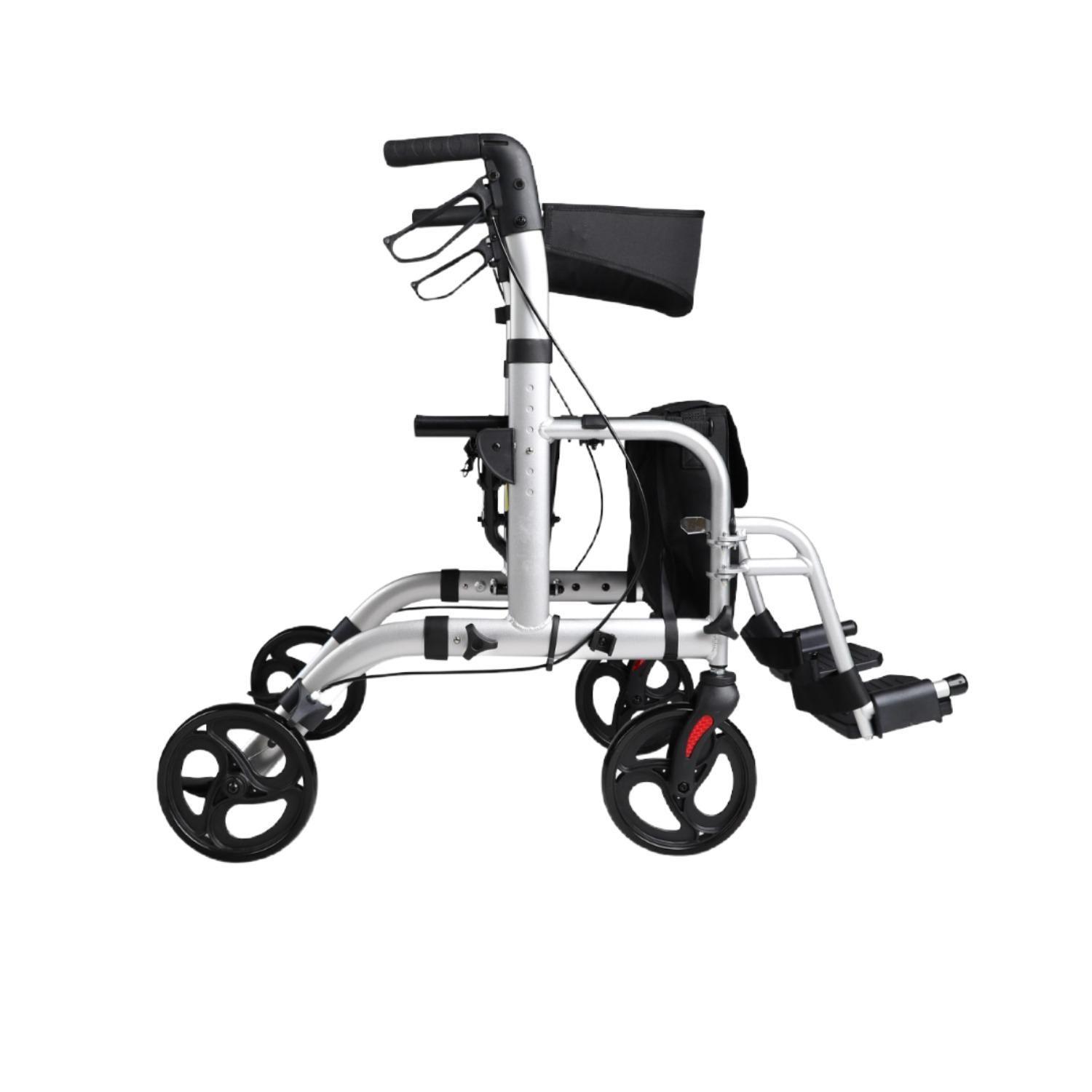 Andador Burro Ortopédico Rolller Asiento y Reposapiés-1