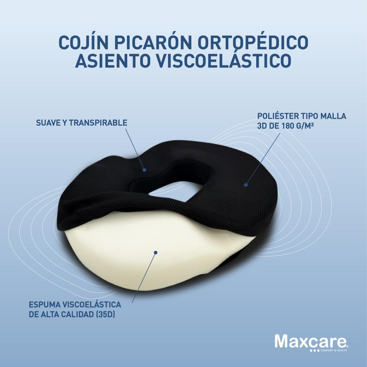 Cojín Picaron Ortopédico Asiento Viscoelástico 44x35x7-2