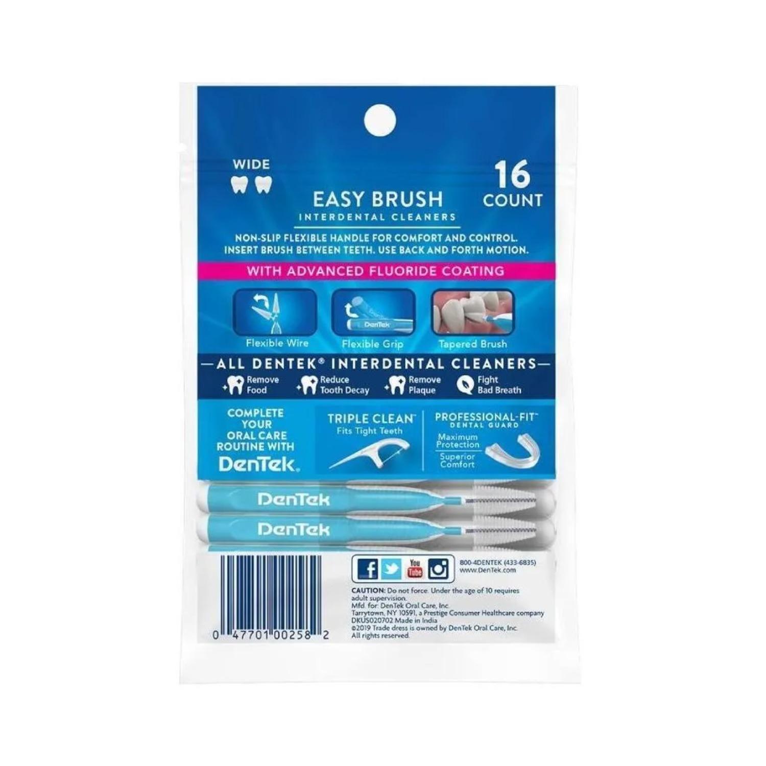 Cepillo Interdental Easy Brush Wide 16 Count-2