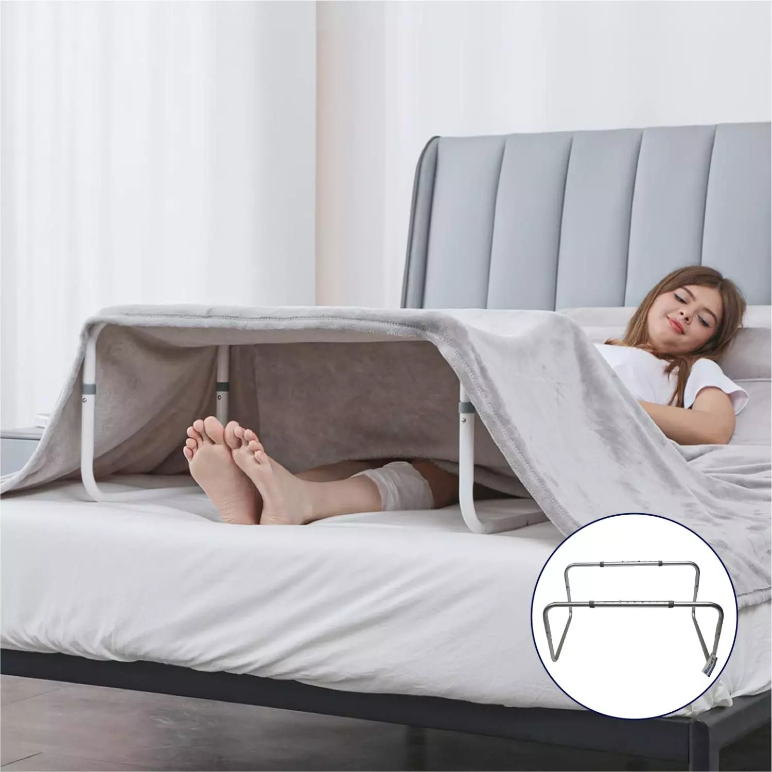 Alza Ropa De Cama Aluminio Ajustable-1