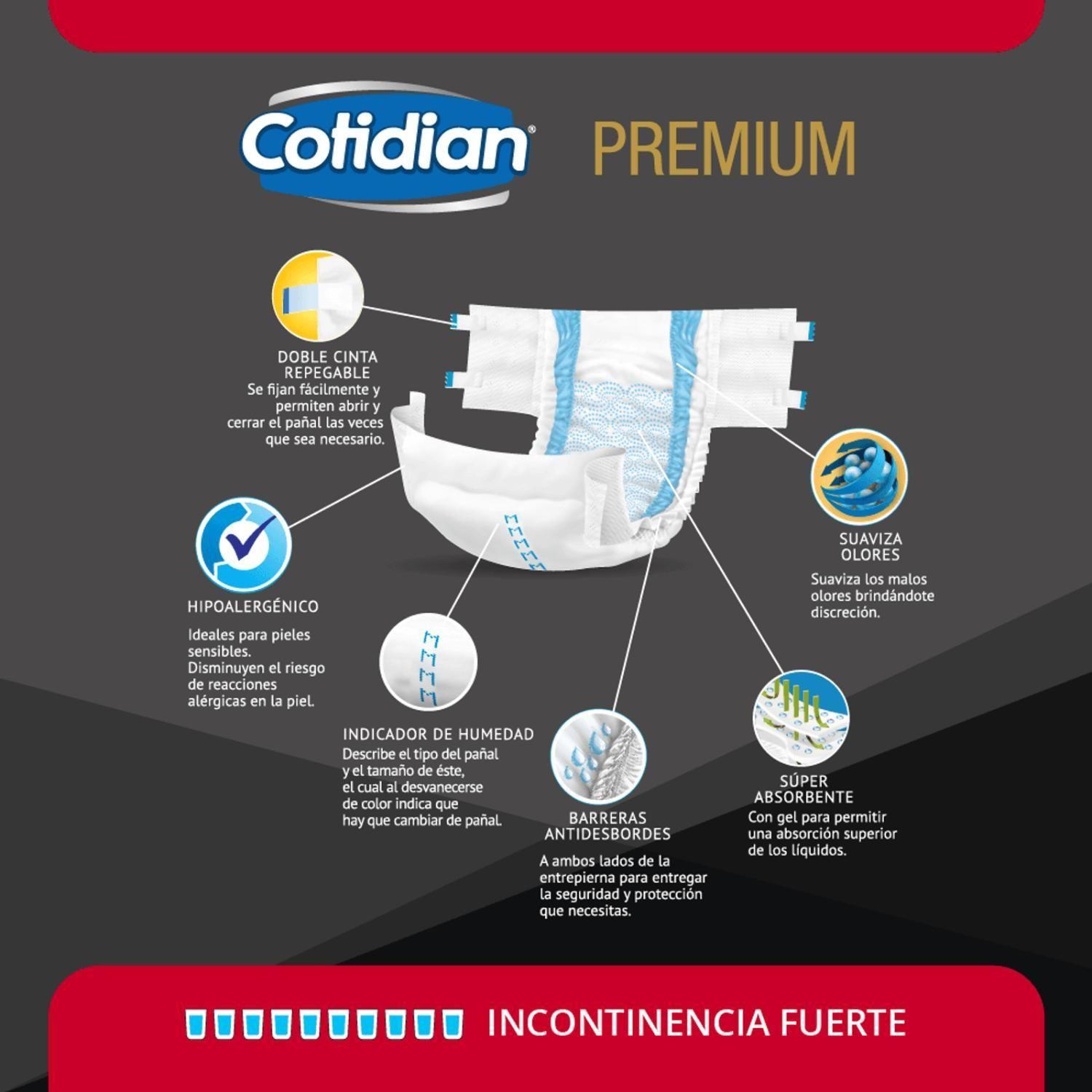 Pañal Adulto Cotidian Premium 20 Unid-3