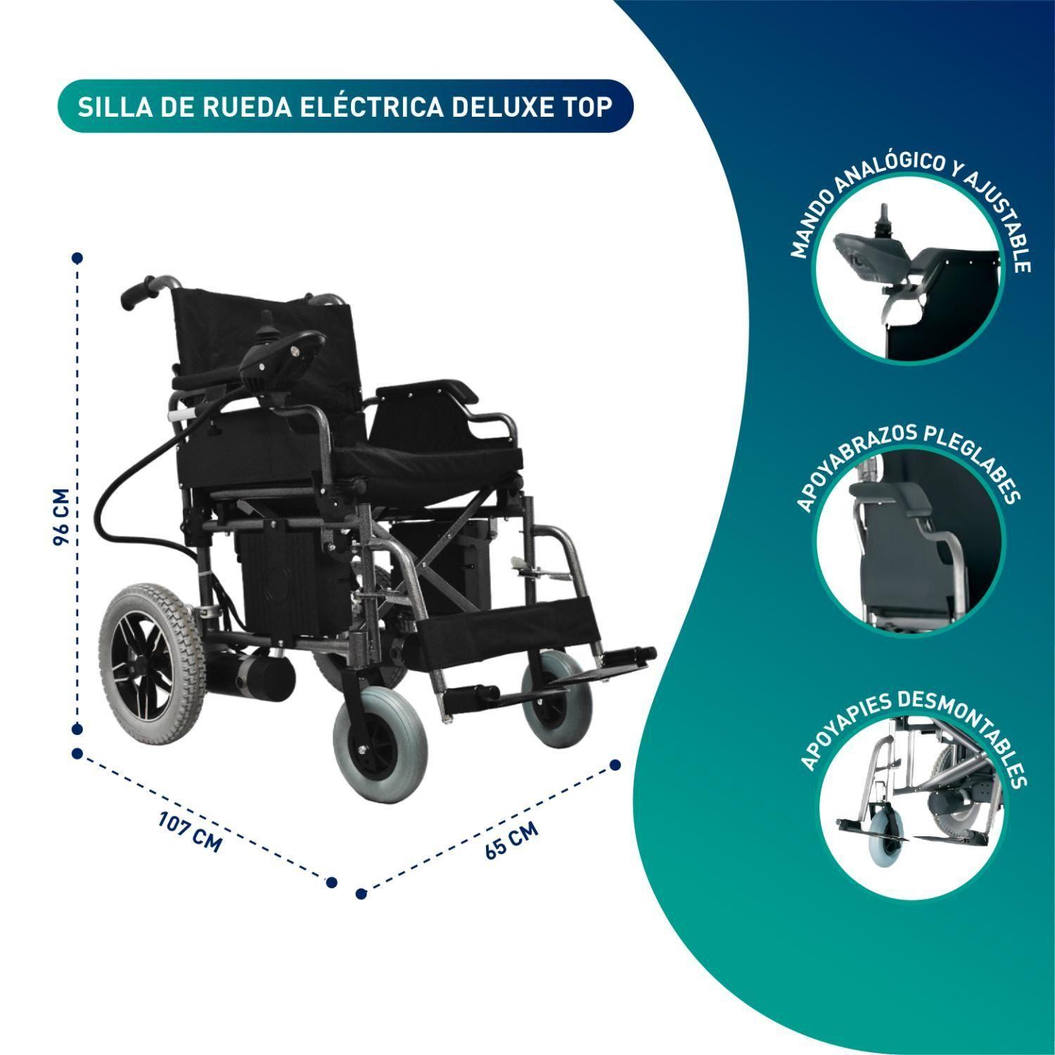 Silla De Ruedas Eléctrica A2 Premium - Doble Bateria-1