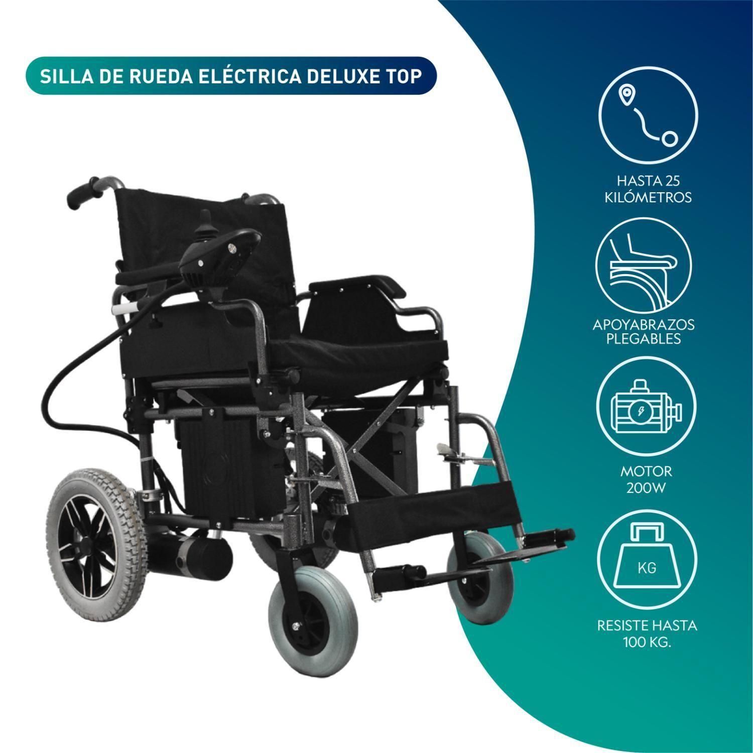 Silla De Ruedas Eléctrica A2 Premium - Doble Bateria-2