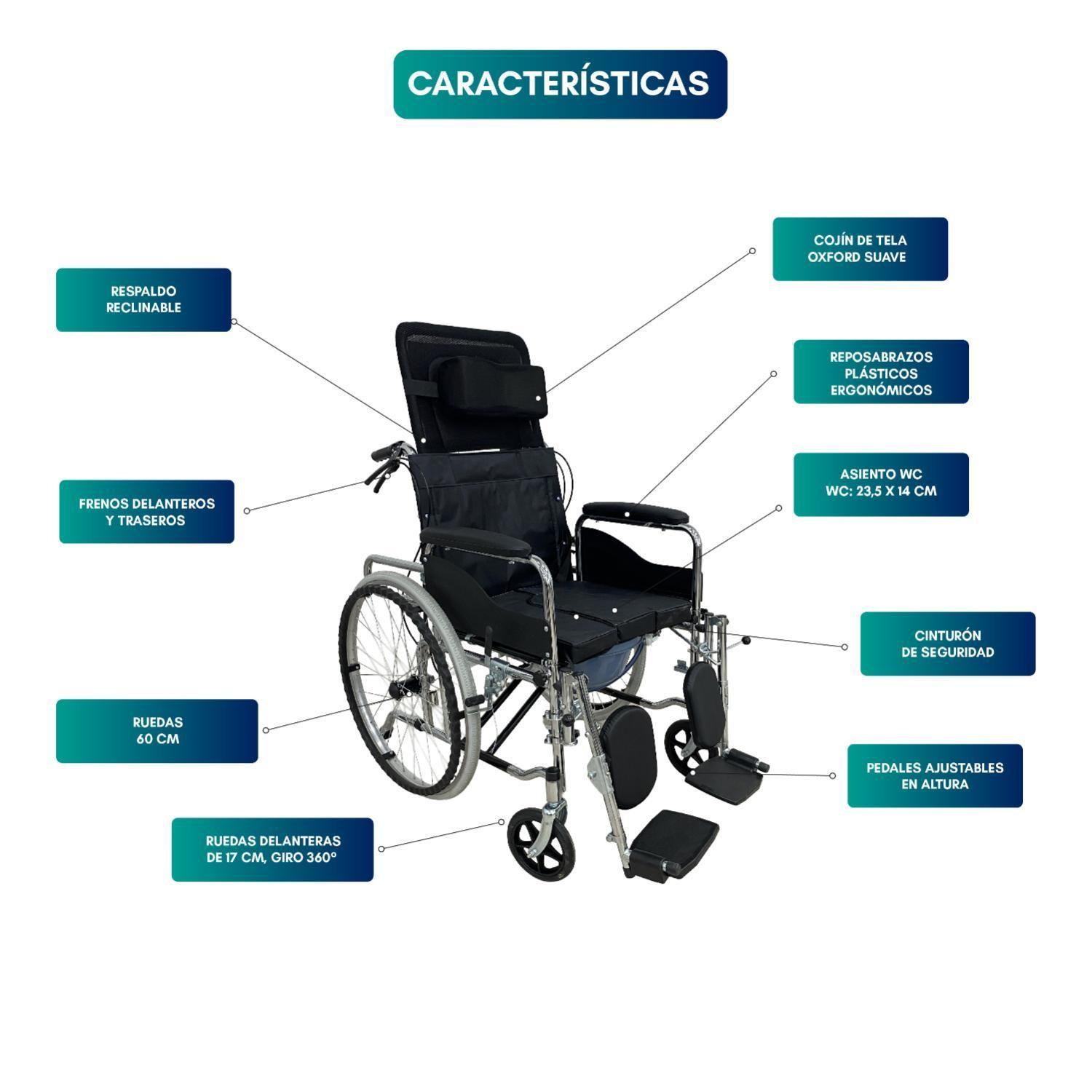 Silla de Ruedas Neurológica Asiento WC Premium-2