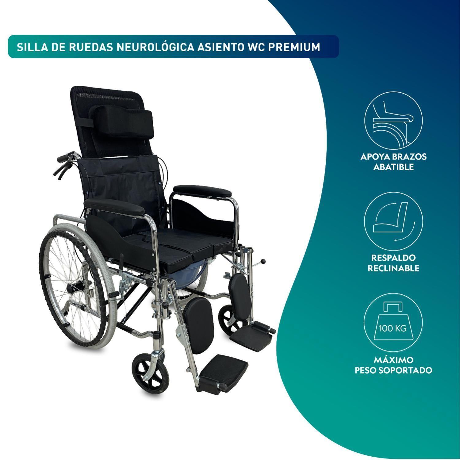 Silla de Ruedas Neurológica Asiento WC Premium-3
