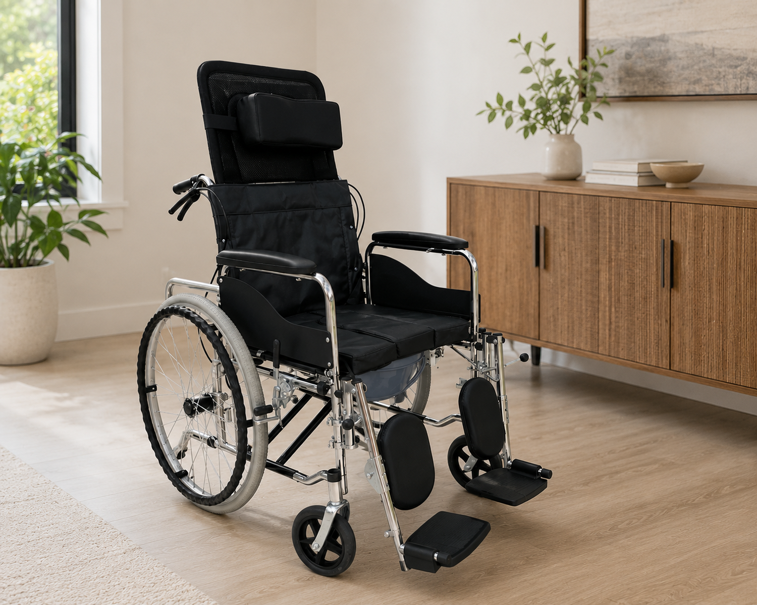 Silla de Ruedas Neurológica Asiento WC Premium-3