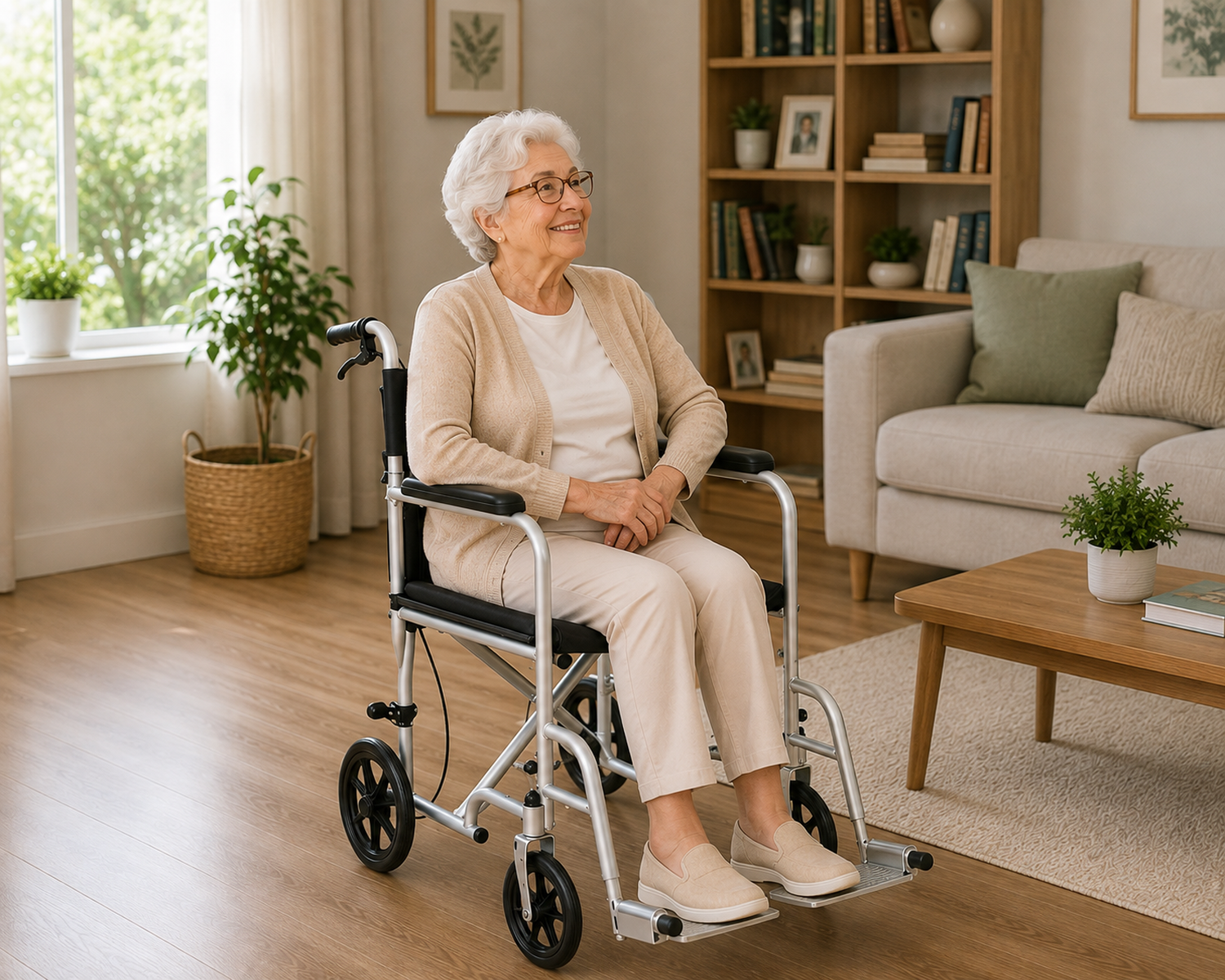 Silla De Ruedas Traslado Geriátrica Plegable Start-3