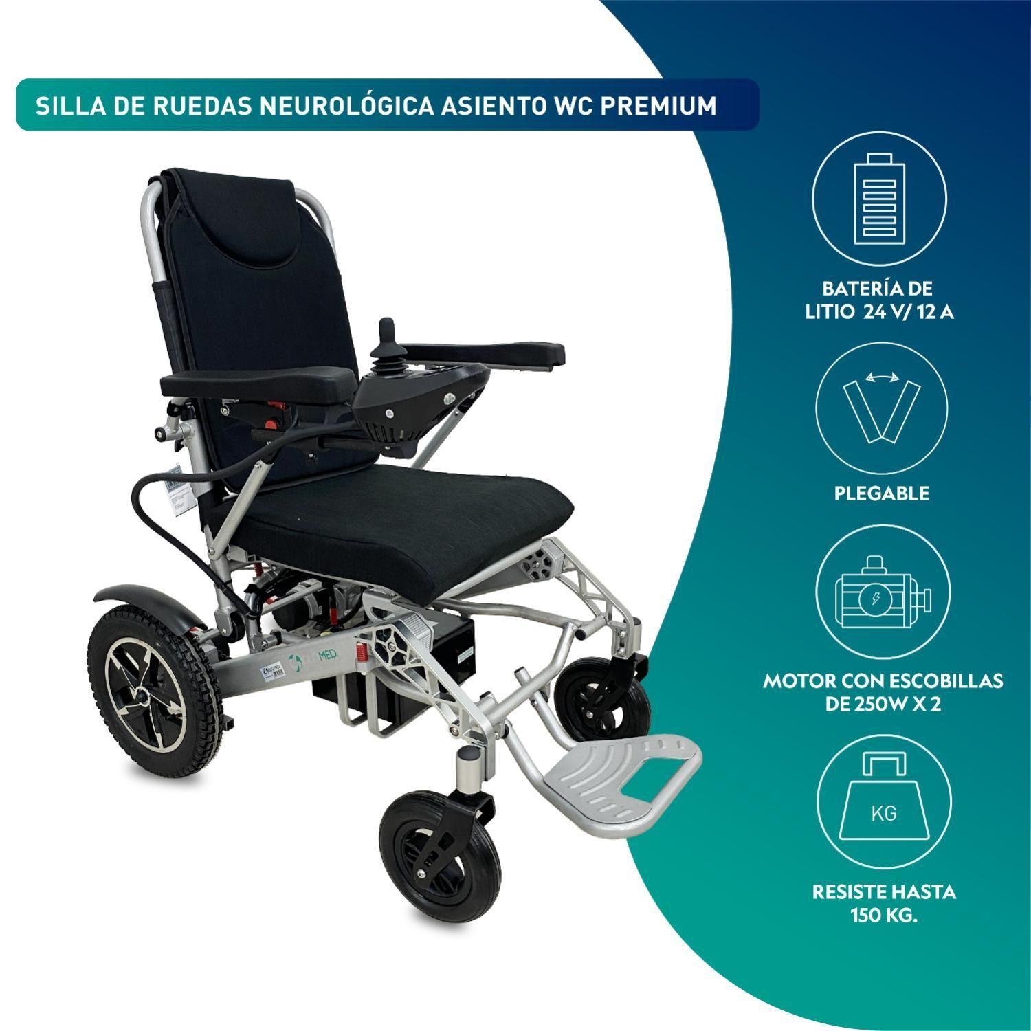 Silla De Ruedas Electrica Plegable Premium DELUX-3