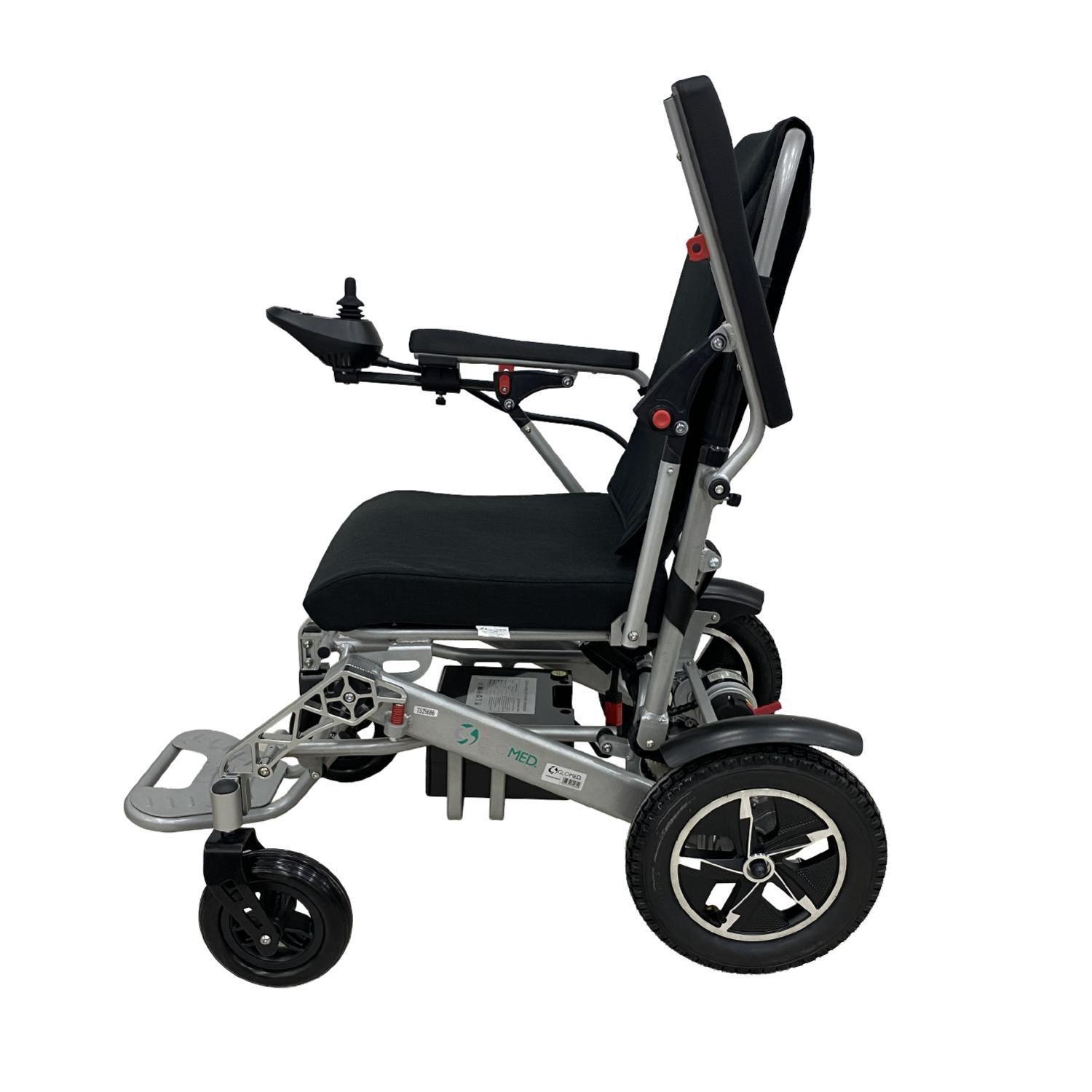 Silla De Ruedas Electrica Plegable Premium DELUX-6