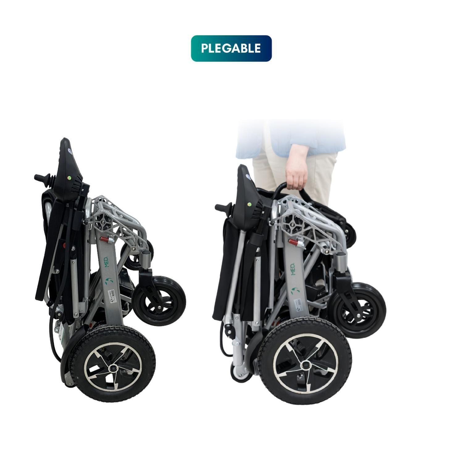 Silla De Ruedas Electrica Plegable Premium DELUX-9