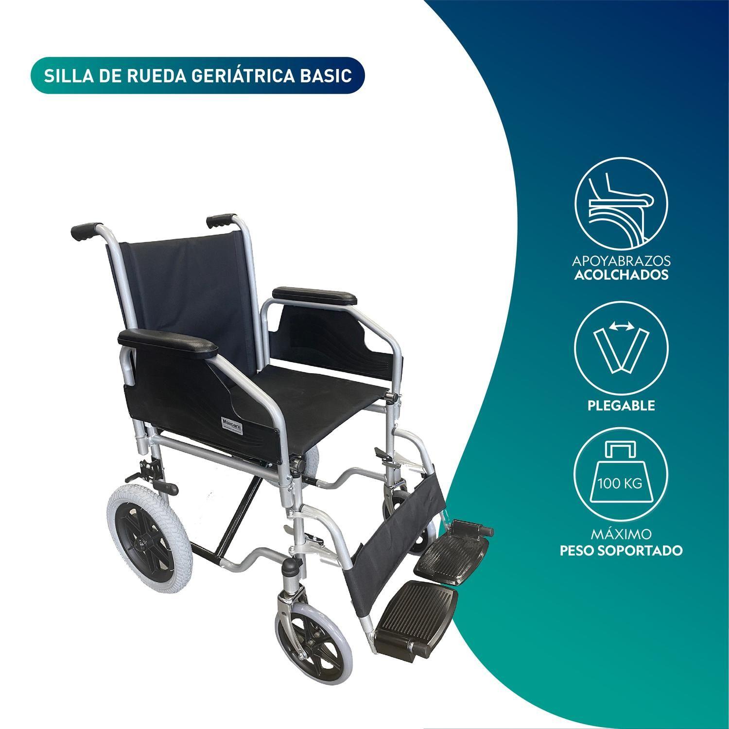 Silla De Ruedas De Traslado Geriatrica Pro-2