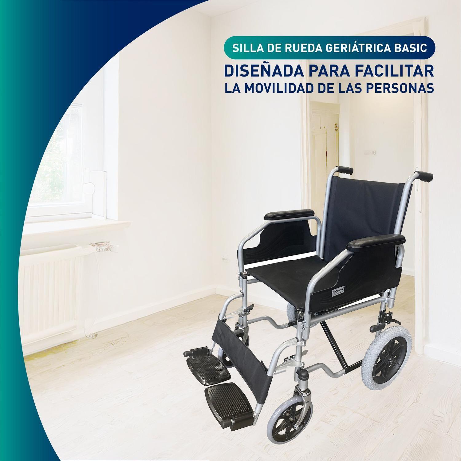 Silla De Ruedas De Traslado Geriatrica Pro-3
