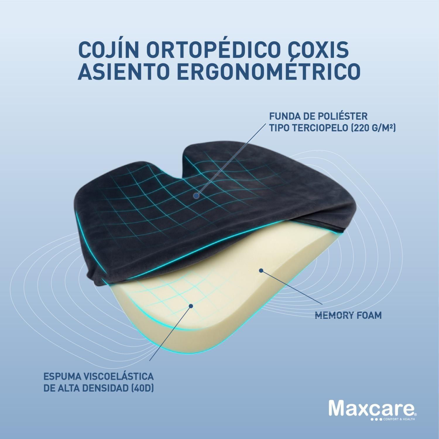 Cojín Ortopédico Coxis Asiento Ergonométrico 44.5*36*6.8-2