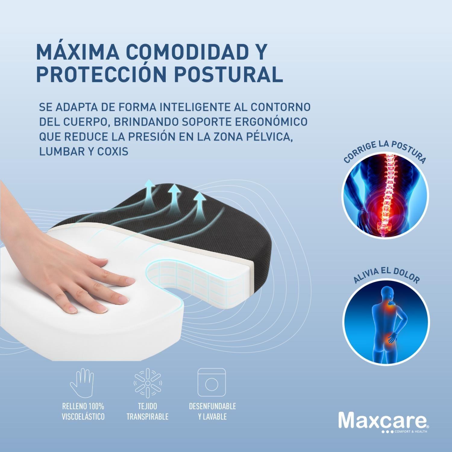Cojín Ortopédico Coxis Asiento Ergonométrico 44.5*36*6.8-3