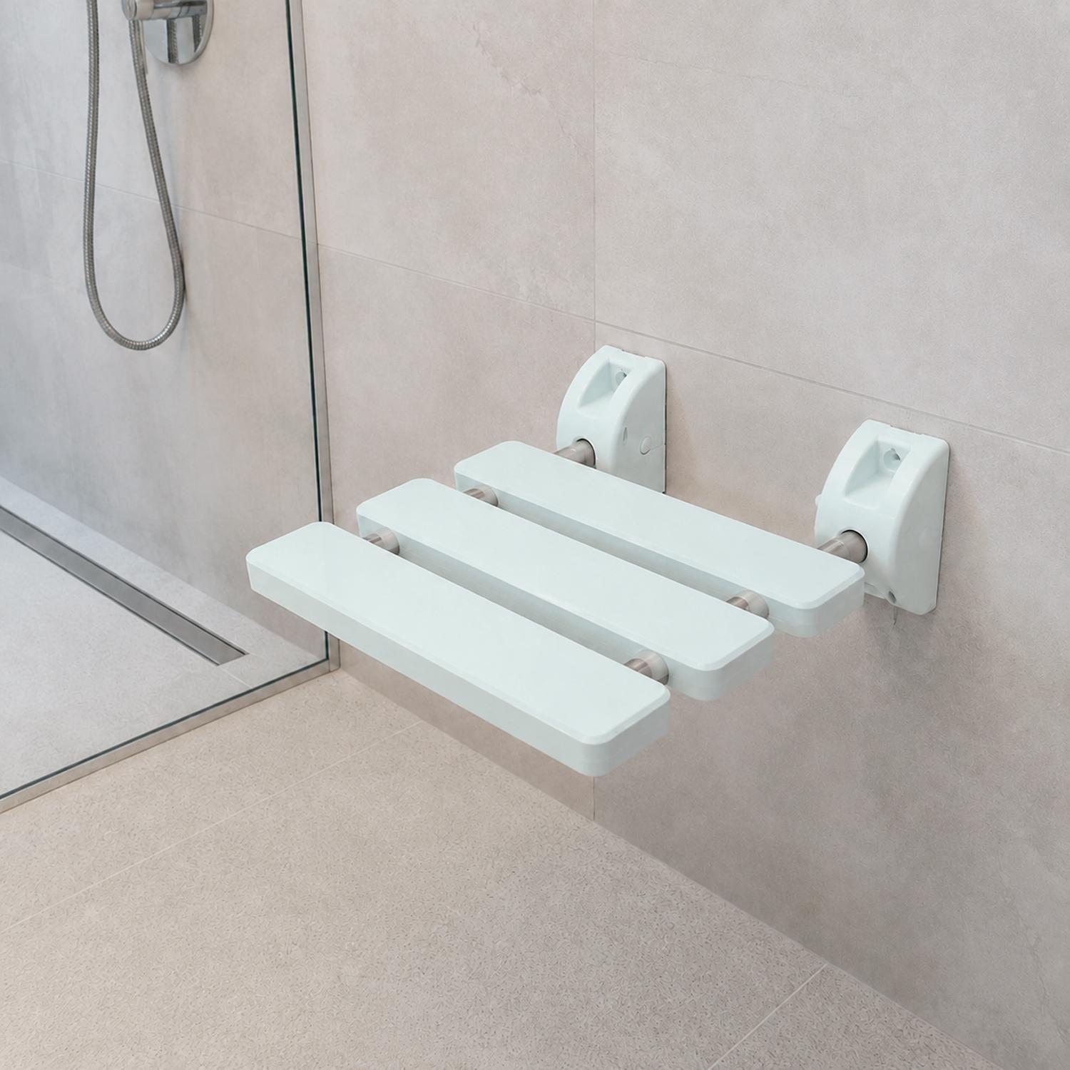 Silla De Baño Ducha Empotrada Plegable-3