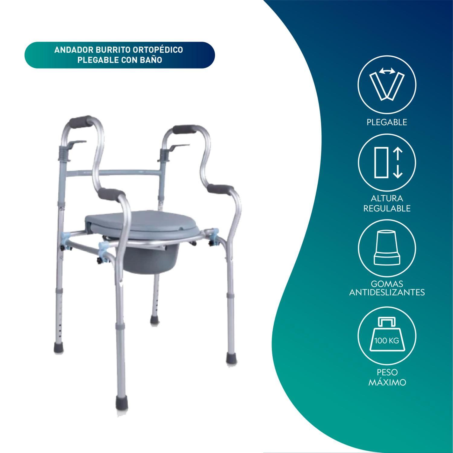 Andador Burrito Plegable Con Baño 3 en 1-2