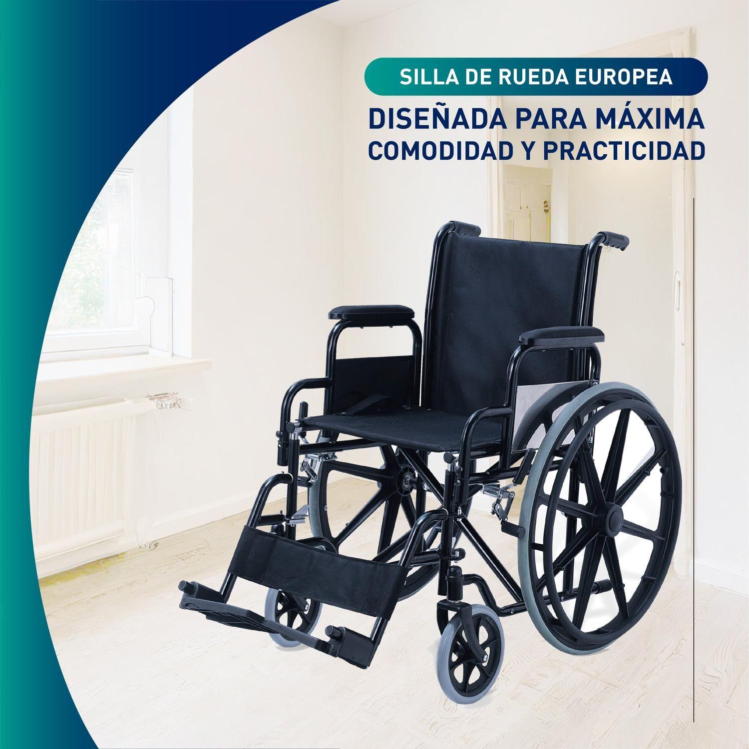 Silla De Ruedas Estándar Plus Desmontable Abatible-3