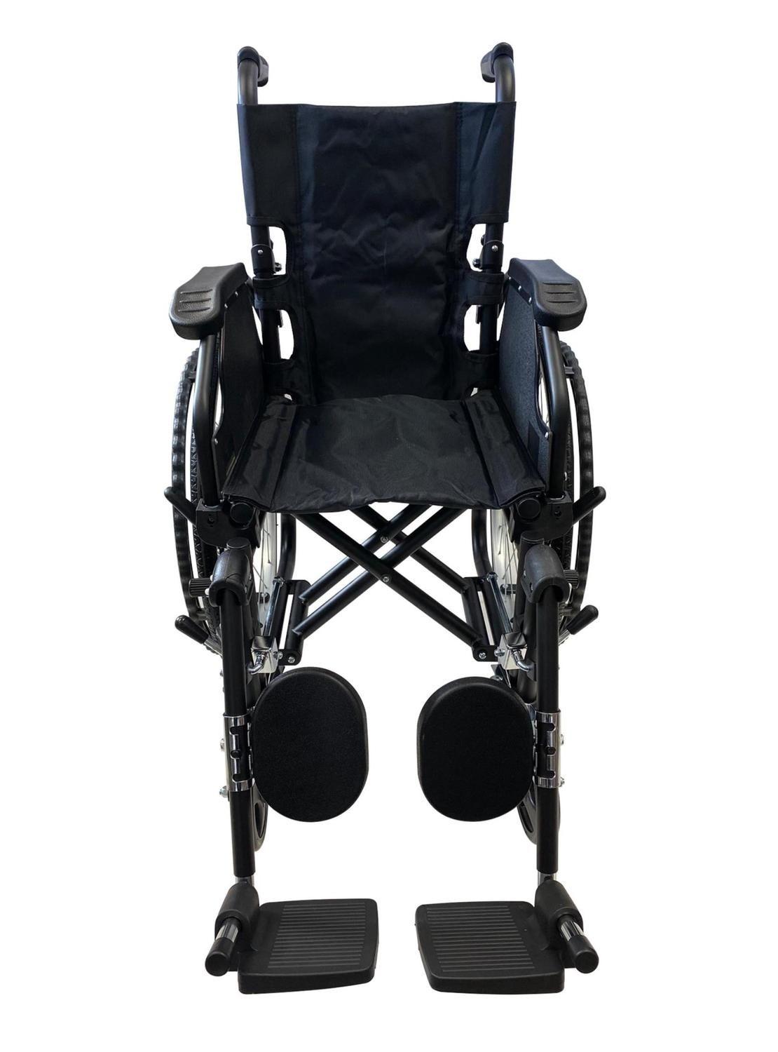 Silla De Ruedas Pediátrica Niños Negra Ultra Liviana-3