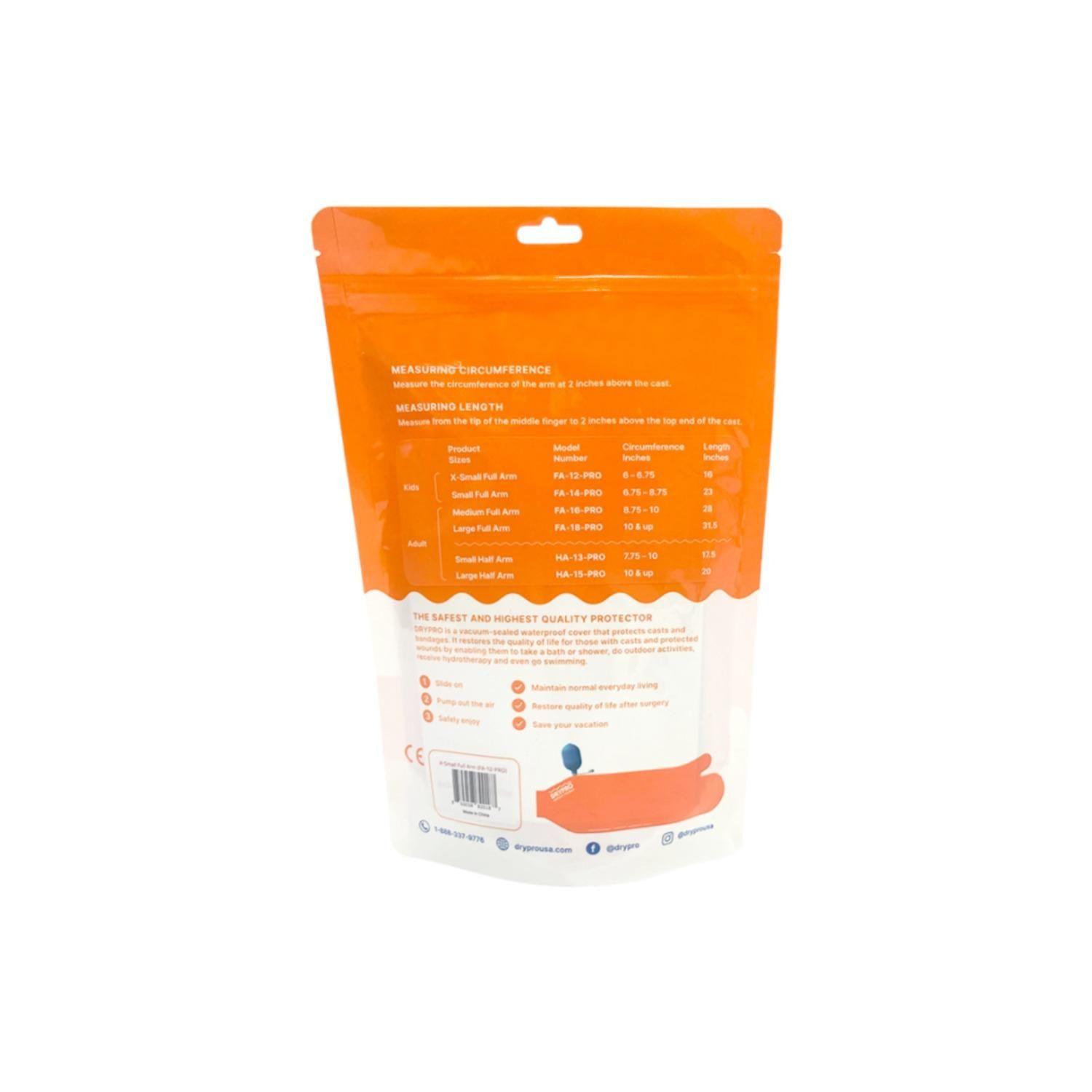 Protector De Yeso Inflable Brazo Corto Talla S-2